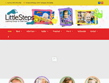 Tablet Screenshot of littlestepslearning.net